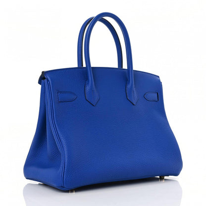 Hermes Togo Birkin 30 Bleu Royal 3 of 14