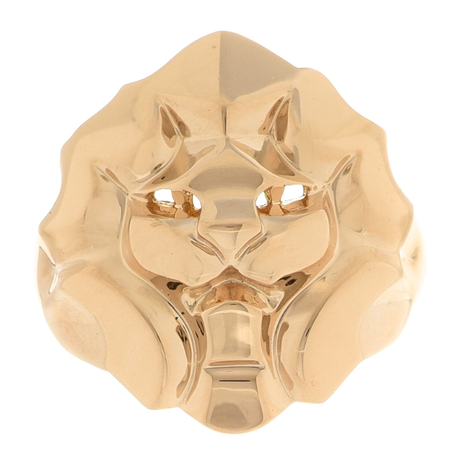 18K Yellow Gold Sous Le Signe Du Lion Ring 52 6