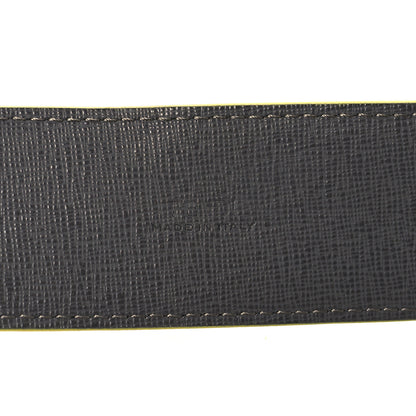 Fendi Vitello Century Elite Enamel FF Buckle Belt 100 40 Black Giallo Fluo 7 of 7