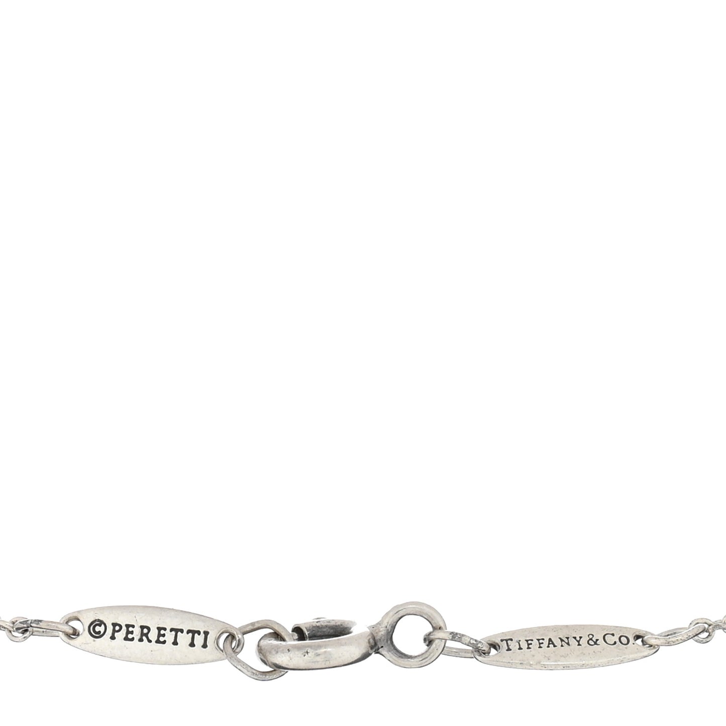 Sterling Silver Diamond .09ct Elsa Peretti Diamonds By The Yard Bracelet