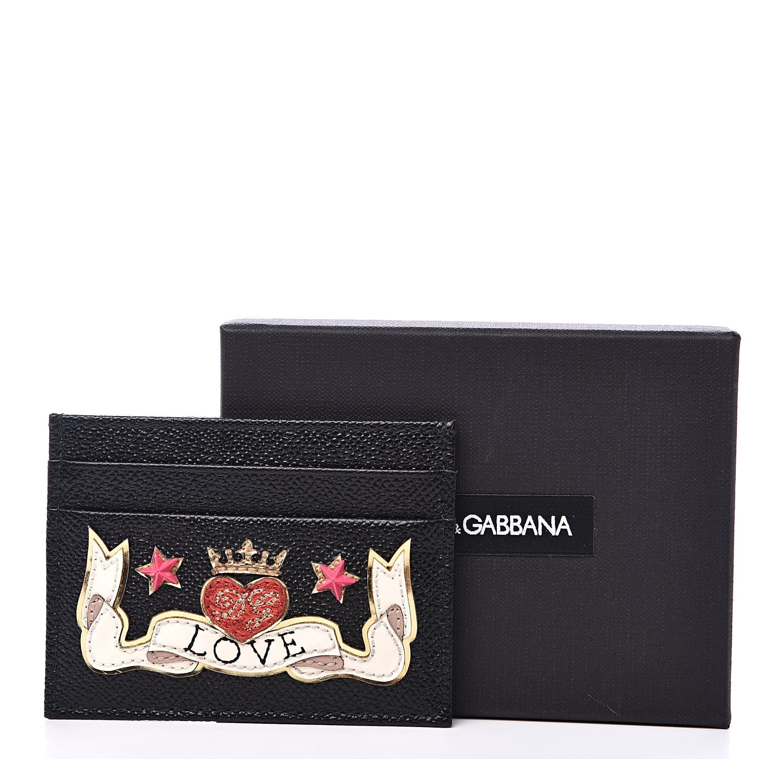 Dolce & Gabbana Dauphine Love Card Holder Black 7 of 7
