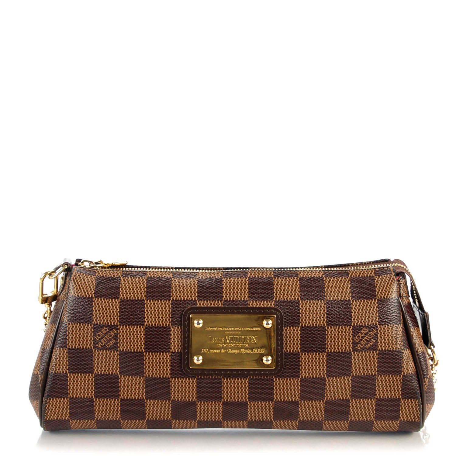 Louis Vuitton Damier Ebene Eva Clutch 1 of 7