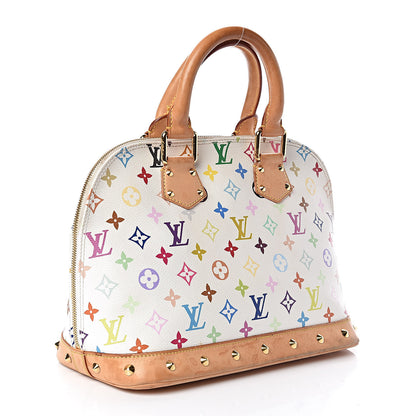 Louis Vuitton Monogram Multicolor Alma White 3 of 20