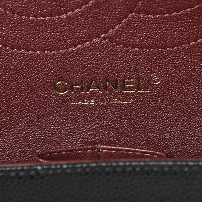 Chanel Caviar Quilted Jumbo Double Flap Black 7 of 12
