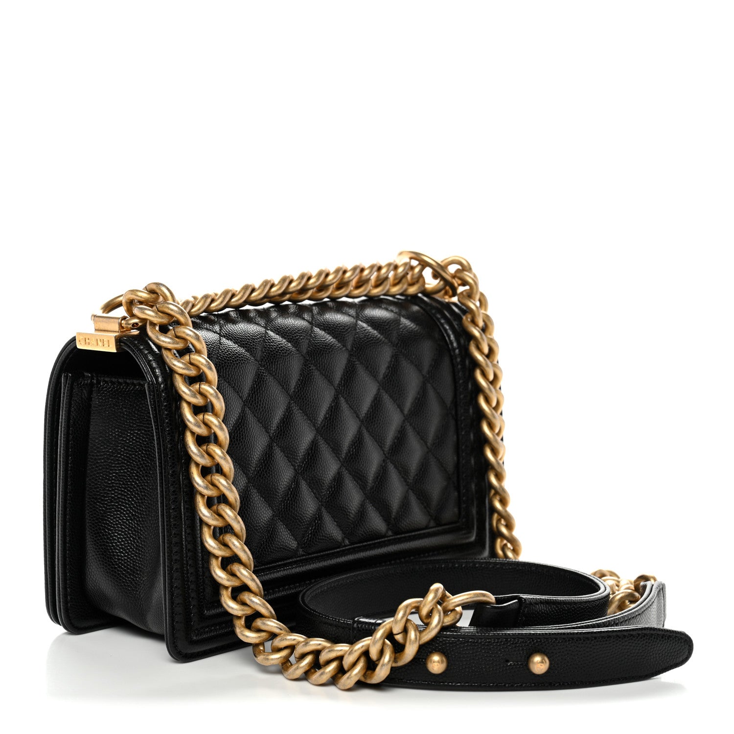 Chanel Caviar Quilted Small Boy Flap Black 3 of 11