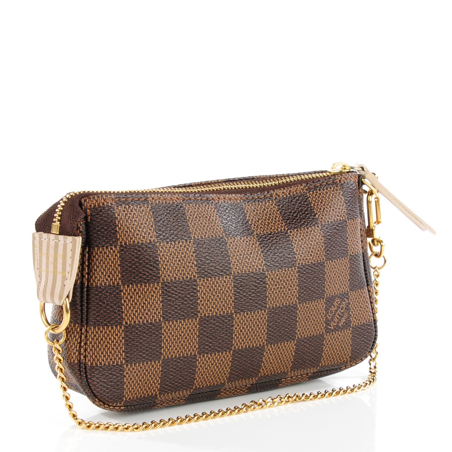 Louis Vuitton Damier Ebene Trunks and Locks Mini Pochette Accessories 3 of 8