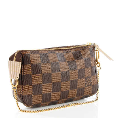Louis Vuitton Damier Ebene Trunks and Locks Mini Pochette Accessories 3 of 8
