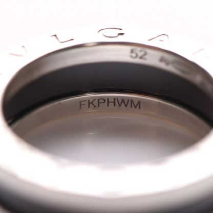 Bulgari Sterling Silver Ceramic Save The Children One-Band Ring 52 6 5 of 6