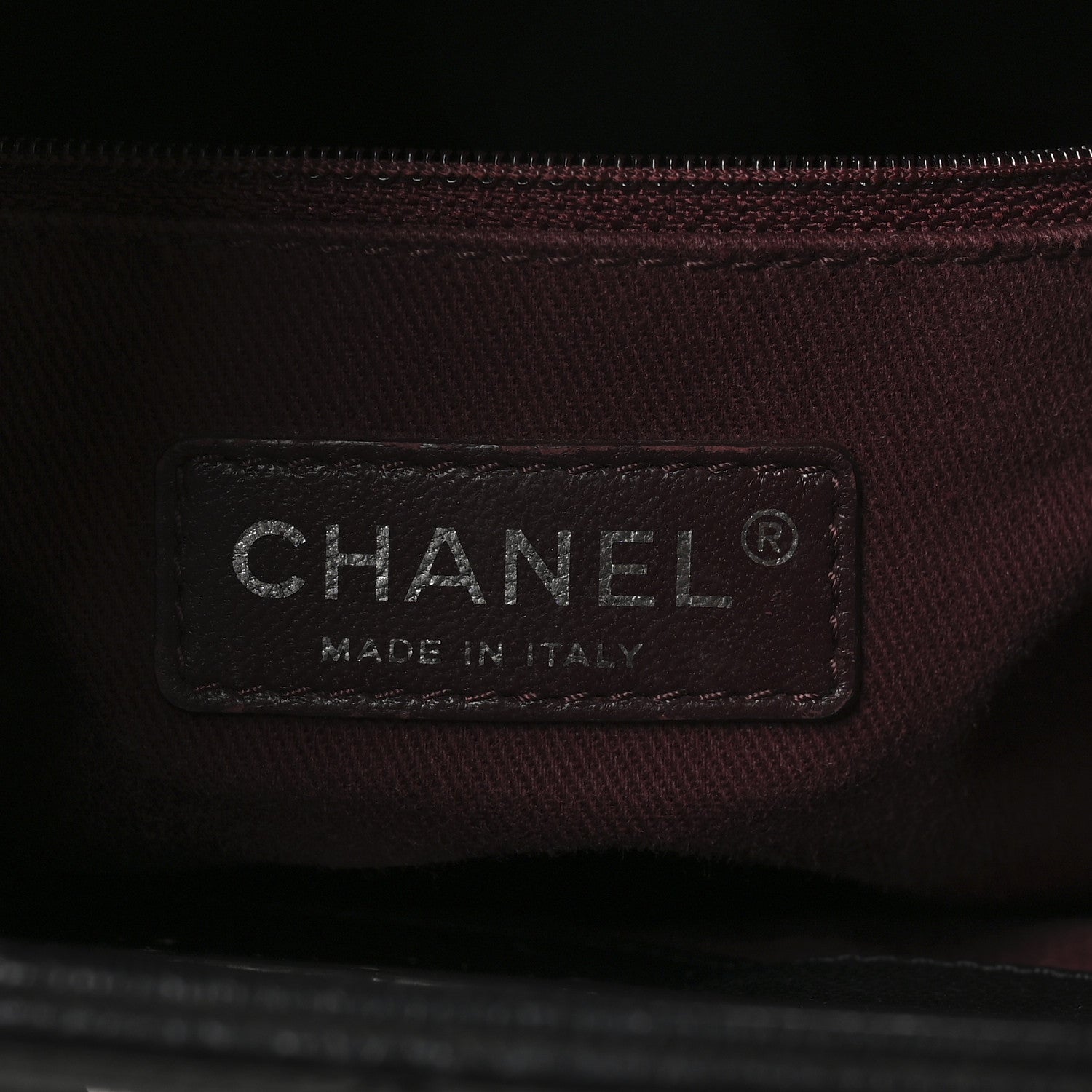 Chanel Goatskin Quilted Small Perfect Edge Shopping Tote Black 6 of 10