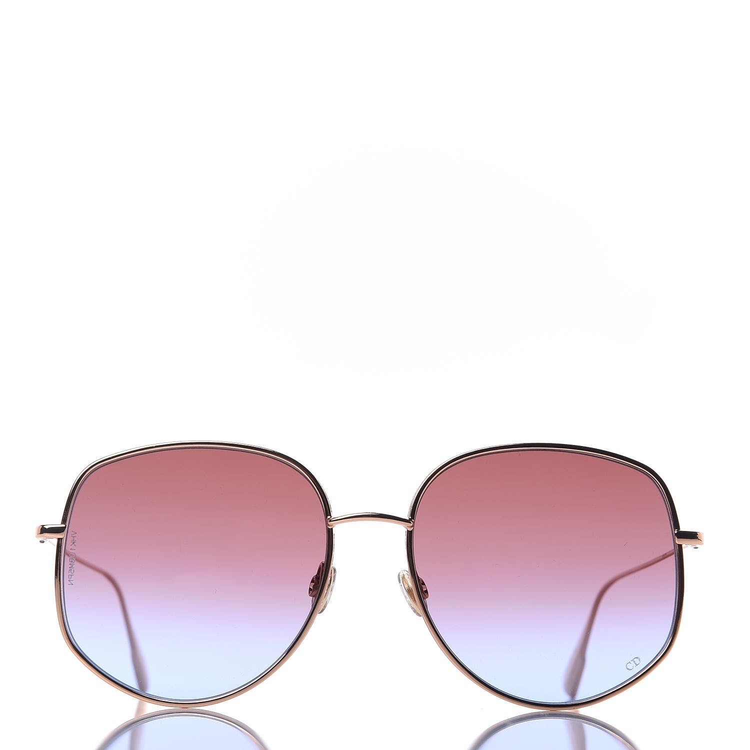Christian Dior Dior By Dior 2F Sunglasses Pink Gold 2 of 6