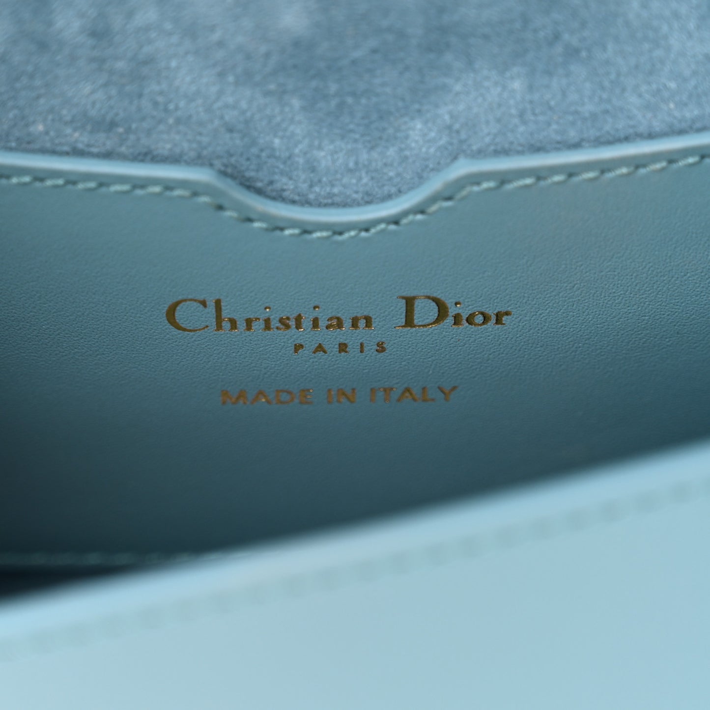Box Calfskin East West Bobby Bag Blue