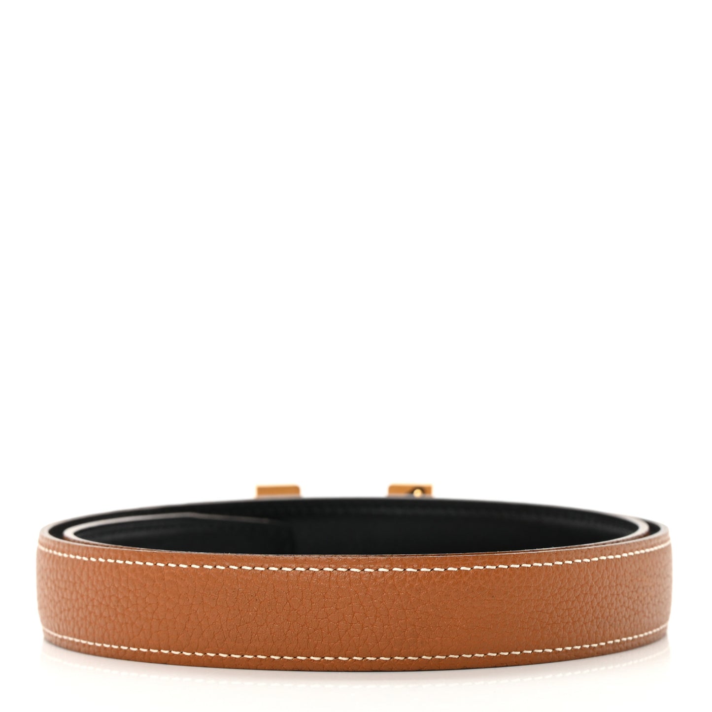 Togo Box 24mm Mini Constance H Belt 75 30 Gold Black