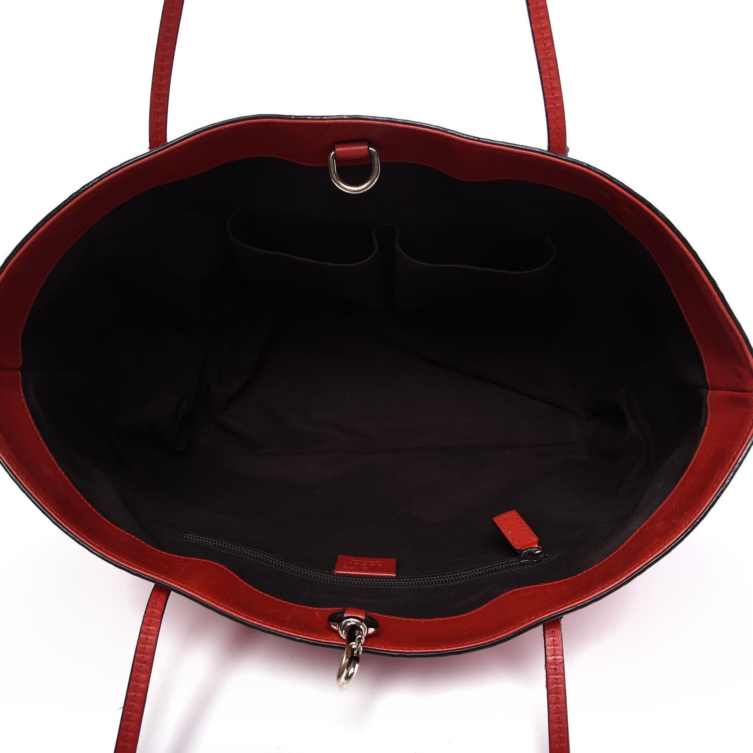 Gucci Hilary Lux Bright Diamante Medium Shopper Tote Tabasco 5 of 12