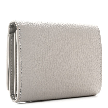 Louis Vuitton Taurillon Capucines Tiny Wallet Flint Grey 3 of 7