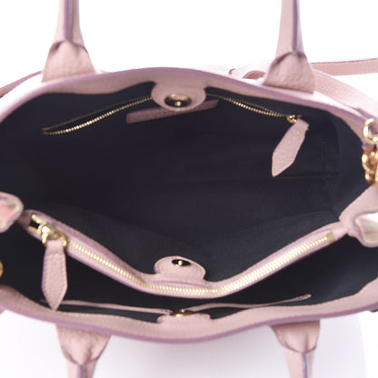 Burberry Grainy Calfskin House Check Medium Banner Tote Pale Orchid 5 of 7