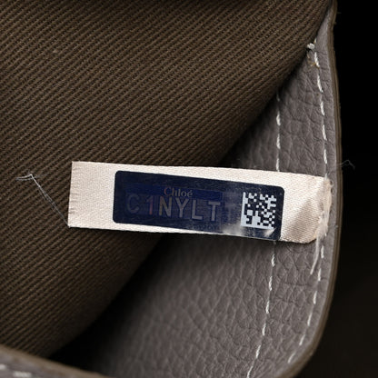 Chloe Calfskin Medium Marcie Round Crossbody Bag Cashmere Grey 11 of 23