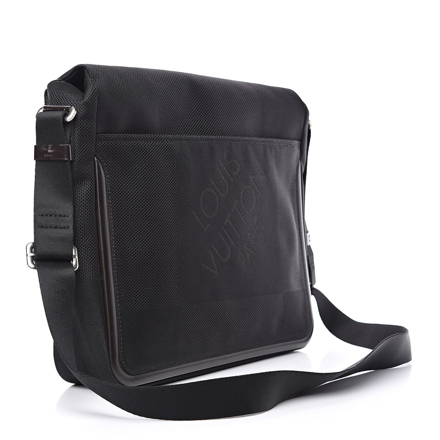 Damier Geant Messenger Bag Black