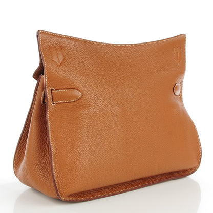 Hermes Taurillon Clemence Jypsiere 37 Gold 3 of 19