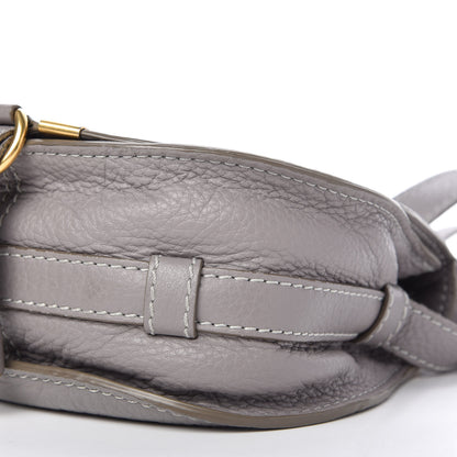 Chloe Calfskin Mini Marcie Round Crossbody Bag Cashmere Grey 7 of 11