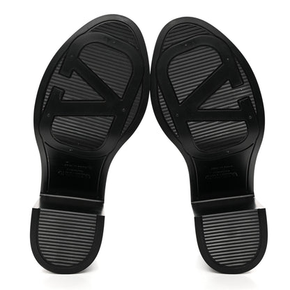 Valentino Garavani Rubber VLogo PM Platform Slide Sandals 36 Black 5 of 9