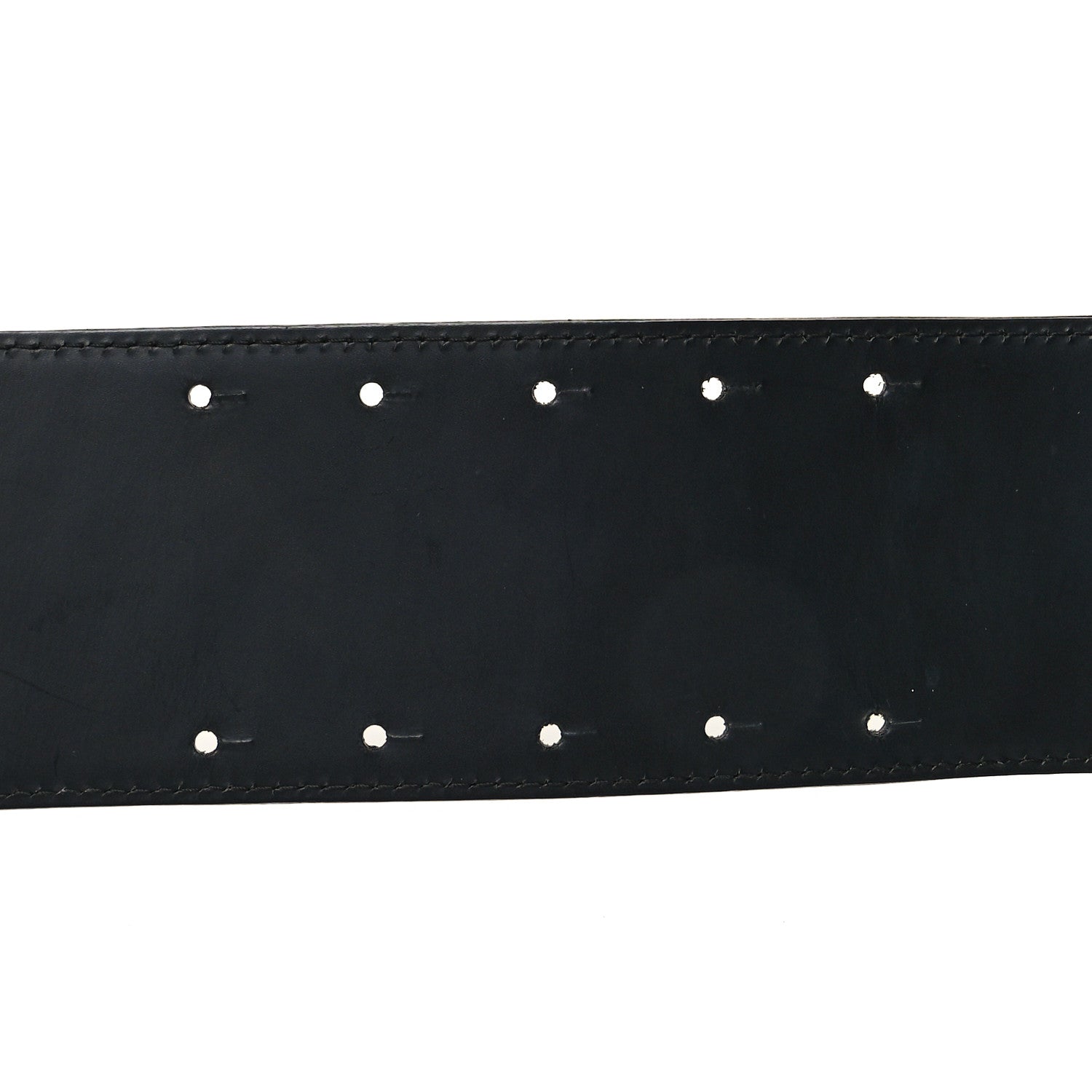 Chanel Patent CC Wide Belt 80 32 Black 4 of 7