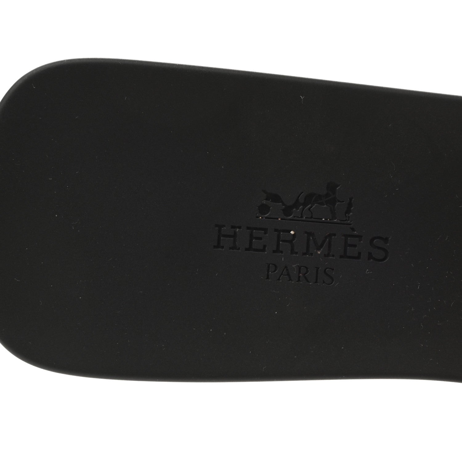 Hermes Rubber Aloha Sandals 35 Black 7 of 9