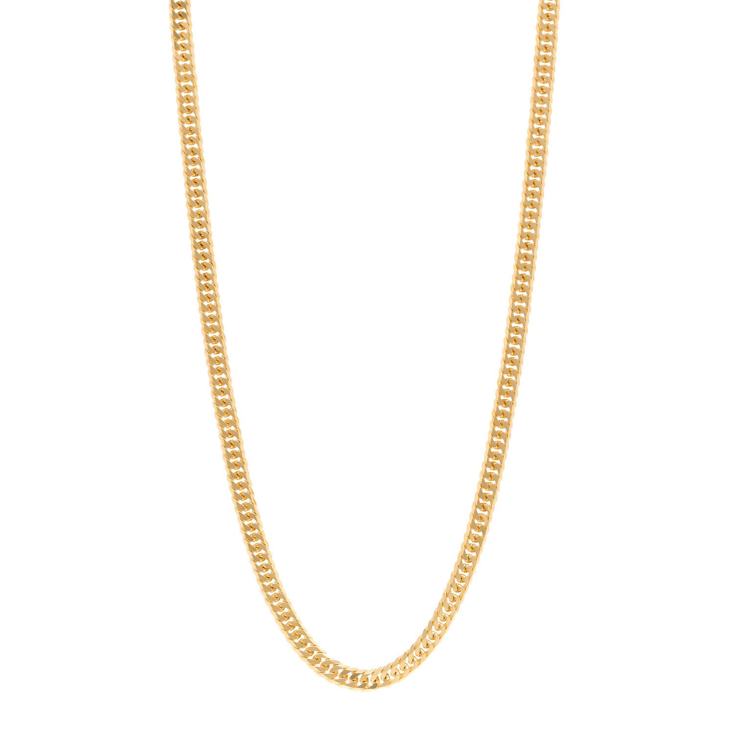 Parker & West by FASHIONPHILE 18K Yellow Gold Curb Chain Necklace 23.75" 1 of 6