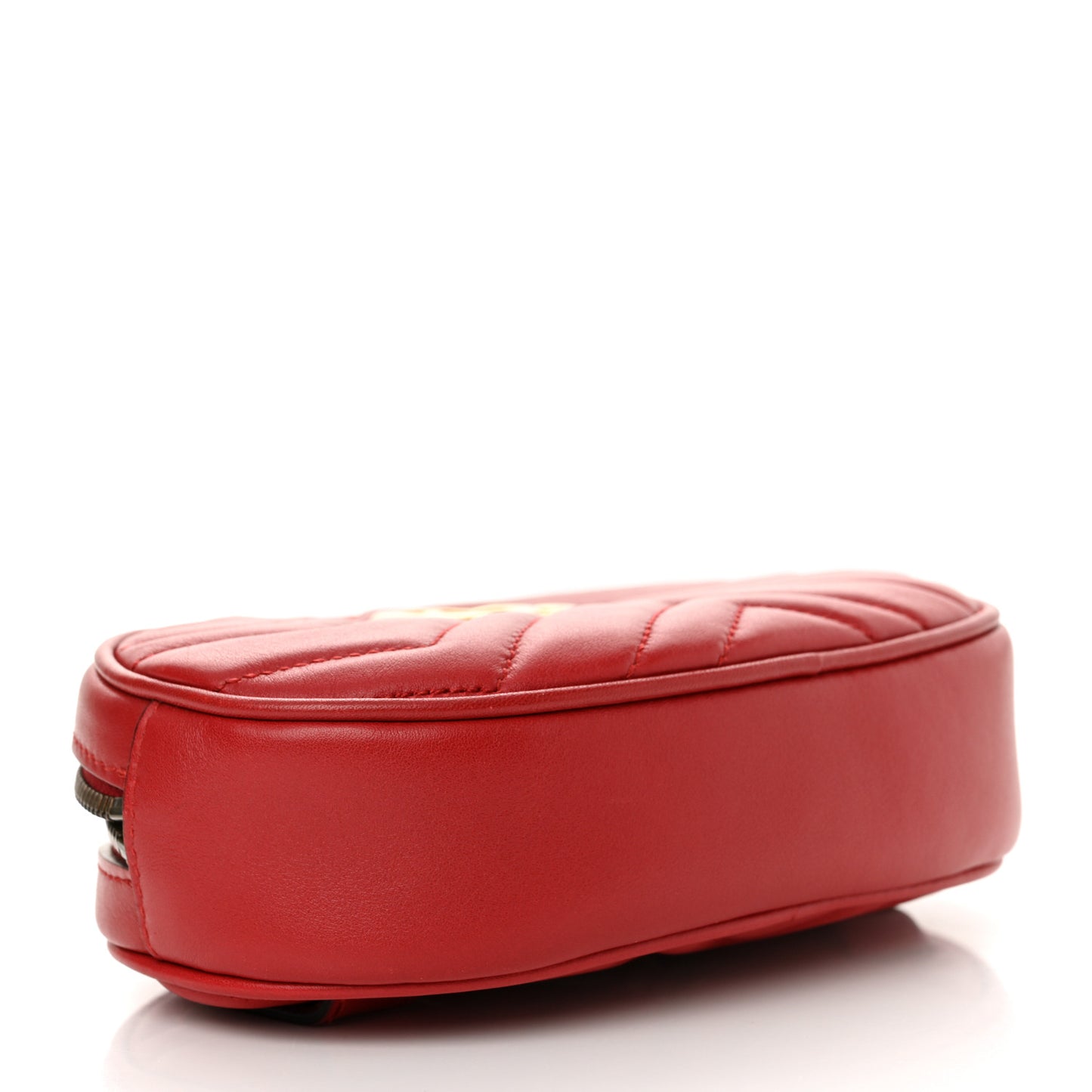 Calfskin Matelasse GG Marmont Belt Bag 85 34 Hibiscus Red