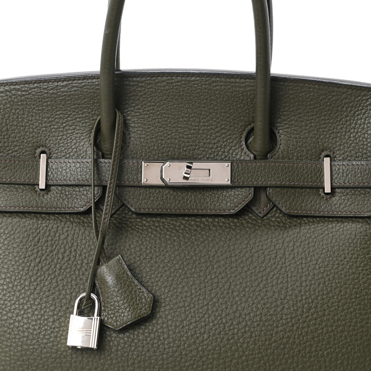 Hermes Togo Birkin 35 Vert Olive 8 of 10
