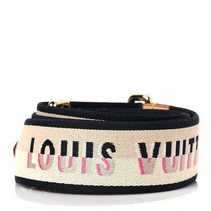 Louis Vuitton Jacquard Speedy Bandouliere 20 Shoulder Strap Black 2 of 3