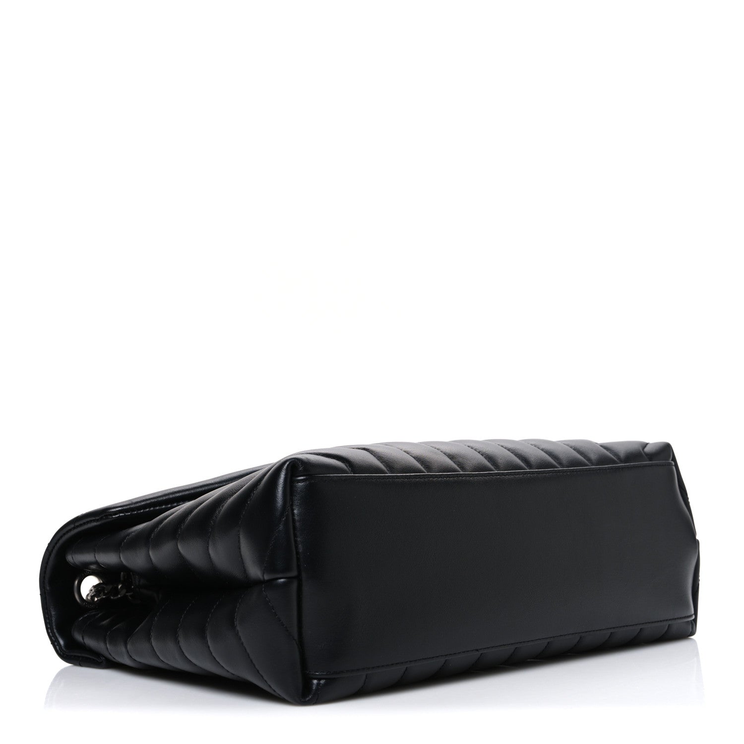 Saint Laurent Calfskin Y Quilted Monogram Medium Loulou Chain Satchel Black 4 of 10