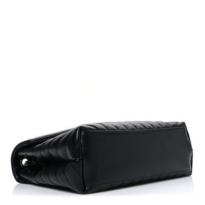 Saint Laurent Calfskin Y Quilted Monogram Medium Loulou Chain Satchel Black 4 of 10