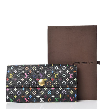Louis Vuitton Monogram Multicolor Sarah Wallet Black Grenade 13 of 13
