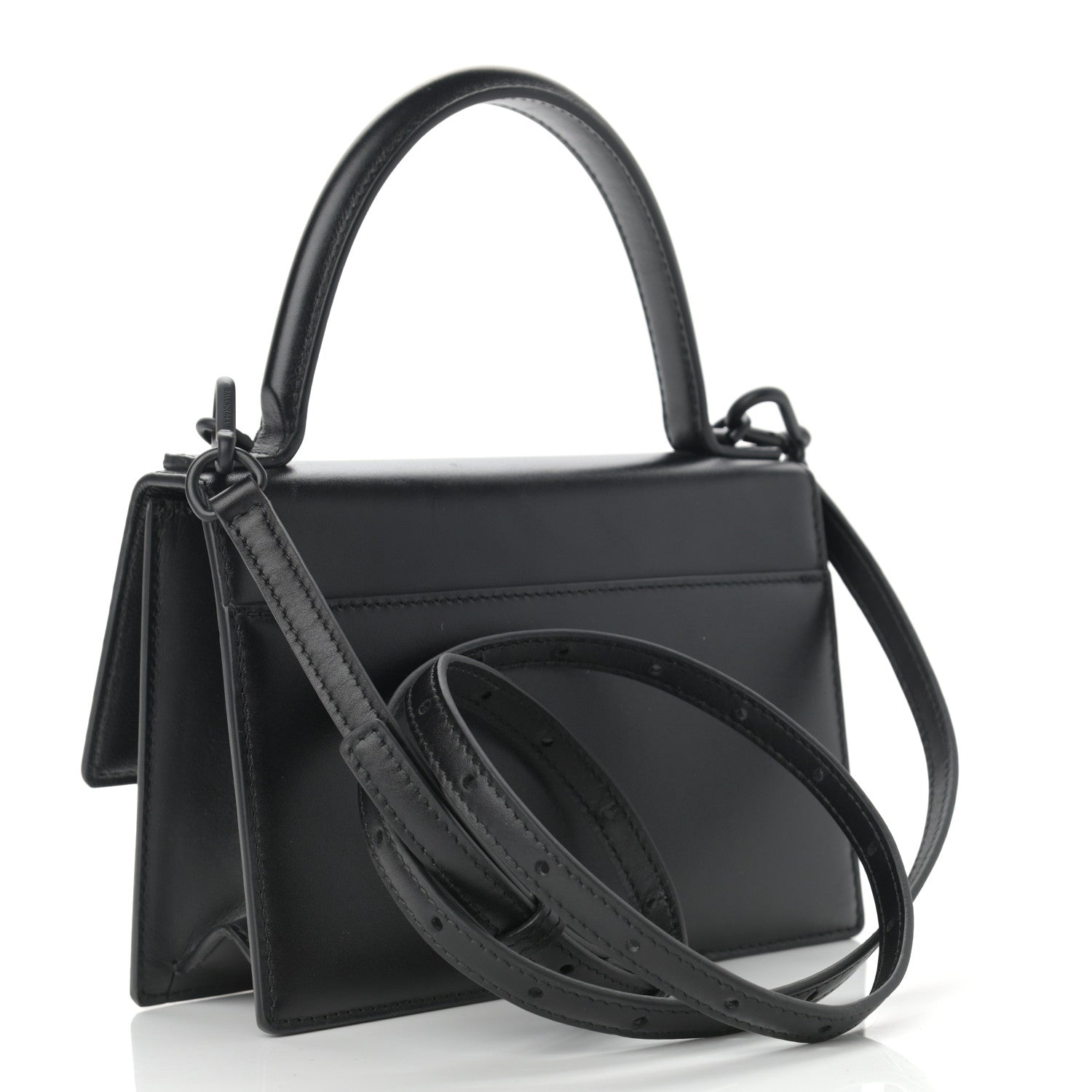 Balenciaga Box Calfskin Monochrome XS Sharp Top Handle Bag Black 3 of 10