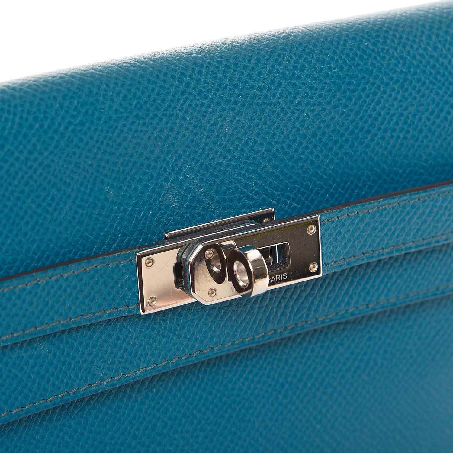 Hermes Epsom Kelly Longue Wallet Bleu Izmir 8 of 8