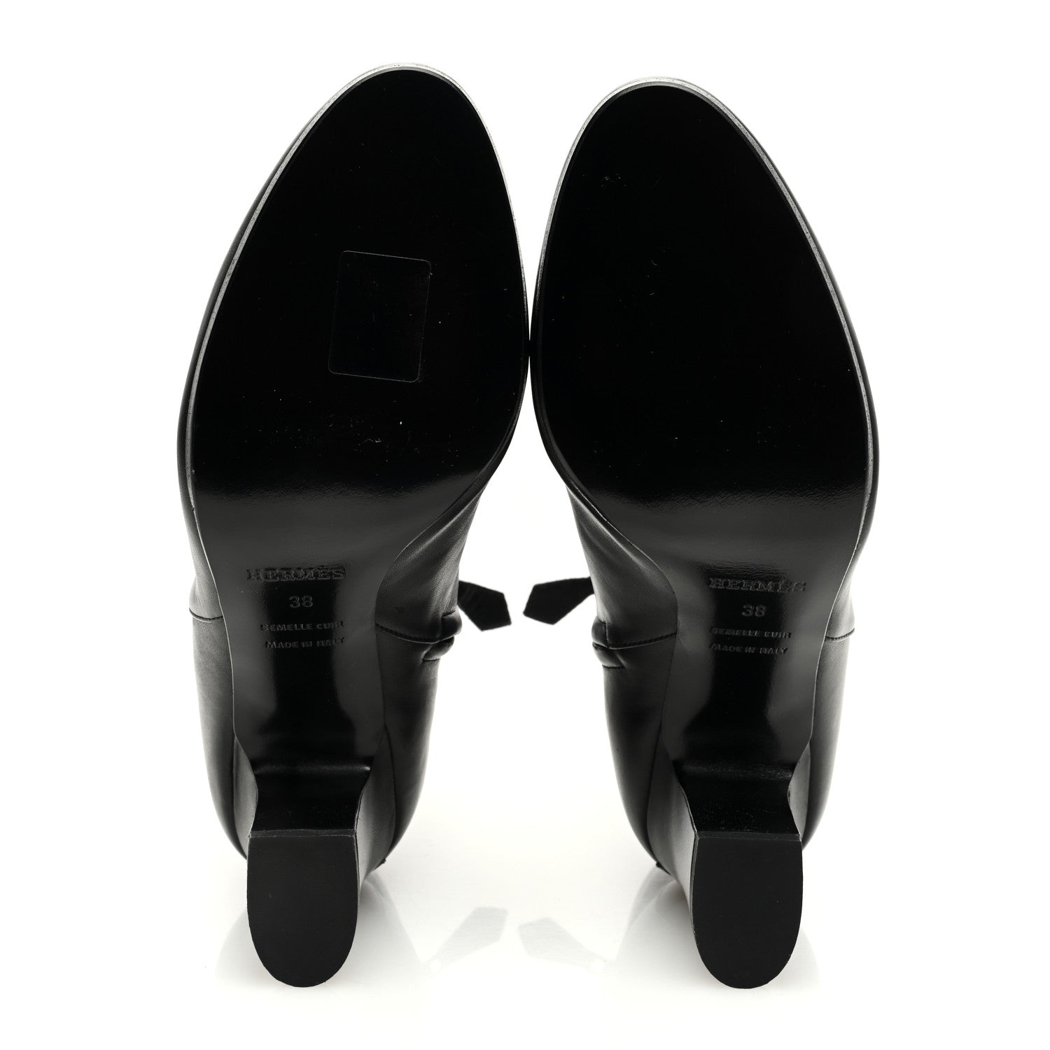 Hermes Calfskin Saint Germain Ankle Boots 38 Black 5 of 8