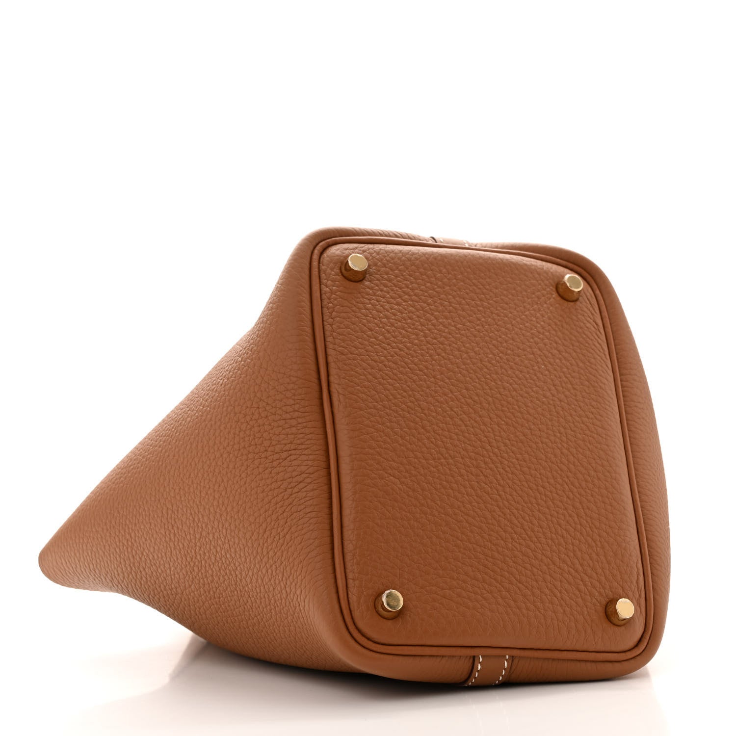 Hermes Taurillon Clemence Picotin Lock 18 PM Gold 4 of 11
