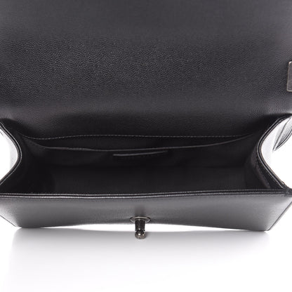 Chanel Caviar Quilted Medium Boy Flap Black 5 of 10