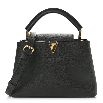 Louis Vuitton Taurillon Capucines BB Black 1 of 9