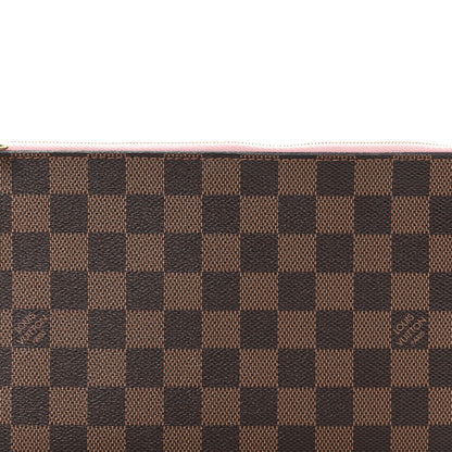 Louis Vuitton Damier Ebene Neverfull MM GM Pochette Rose Ballerine 8 of 8