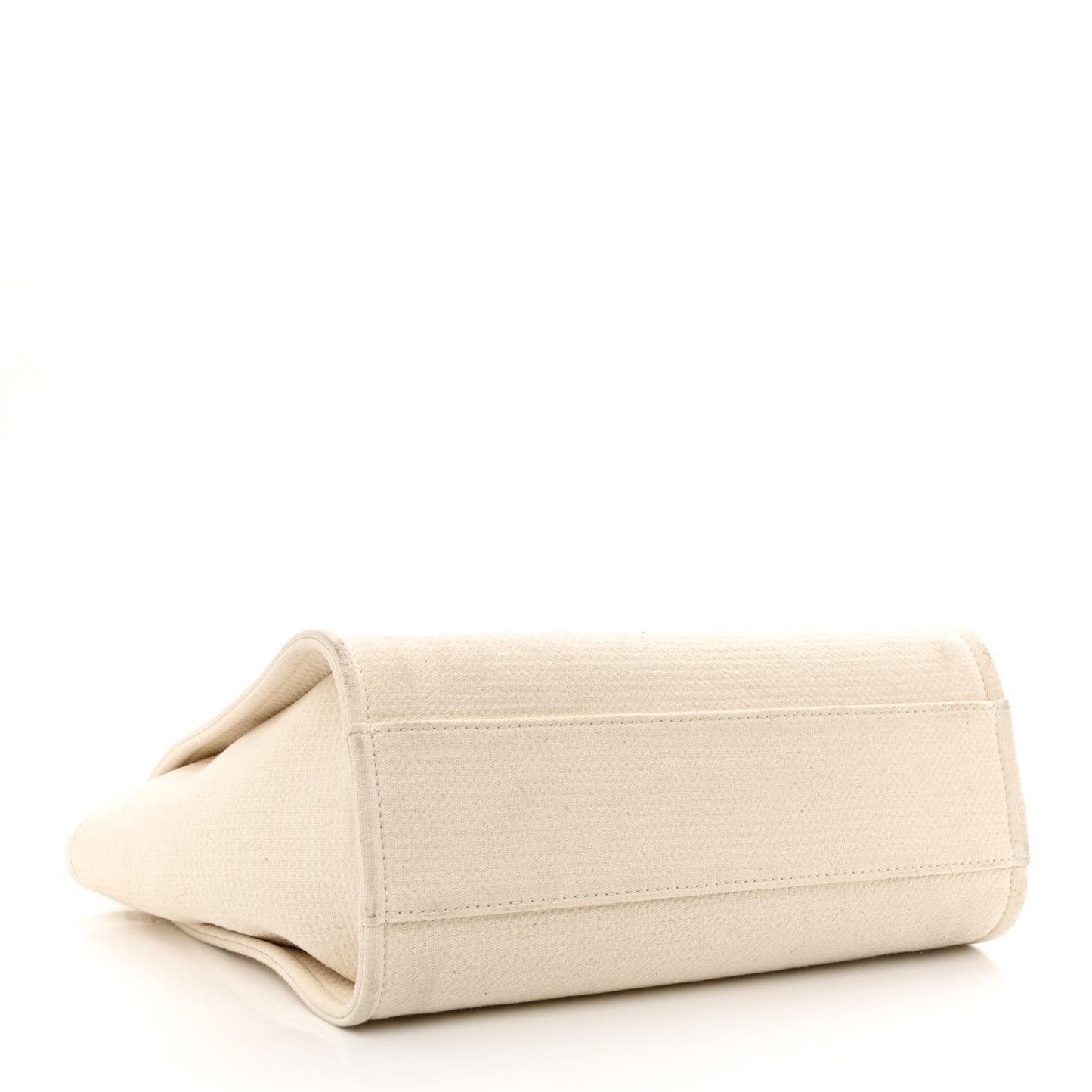 Mixed Fibers Small Deauville Tote White