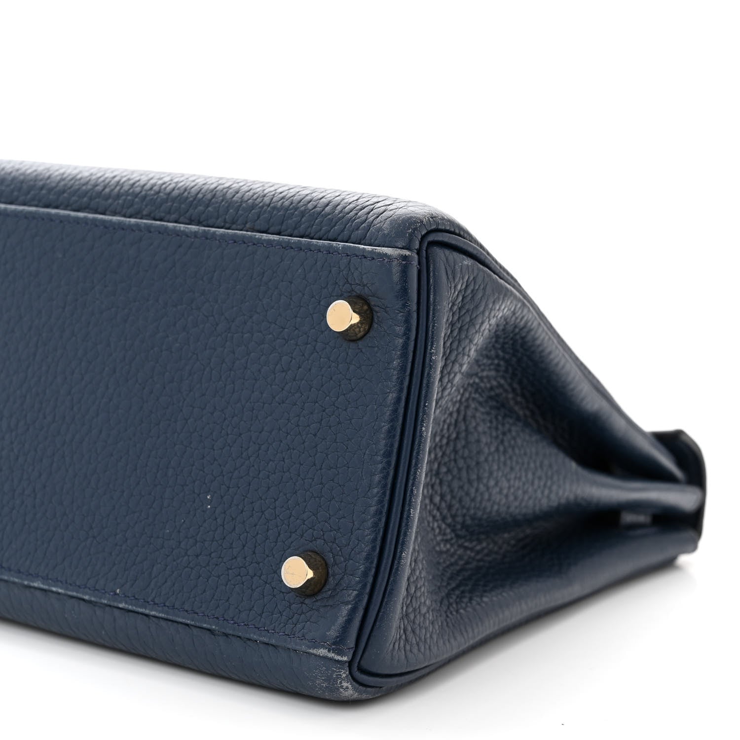 Hermes Taurillon Clemence Kelly Retourne 28 Bleu Saphir 10 of 14