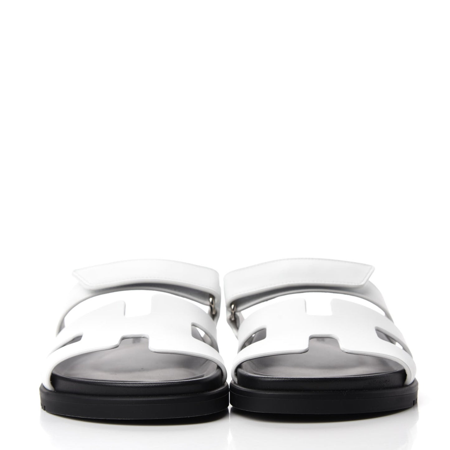 Calfskin Womens Chypre Sandals 38 White