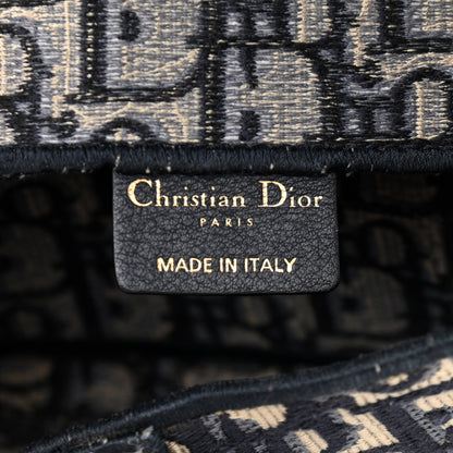Christian Dior Oblique Slim Saddle Pouch Blue 6 of 11