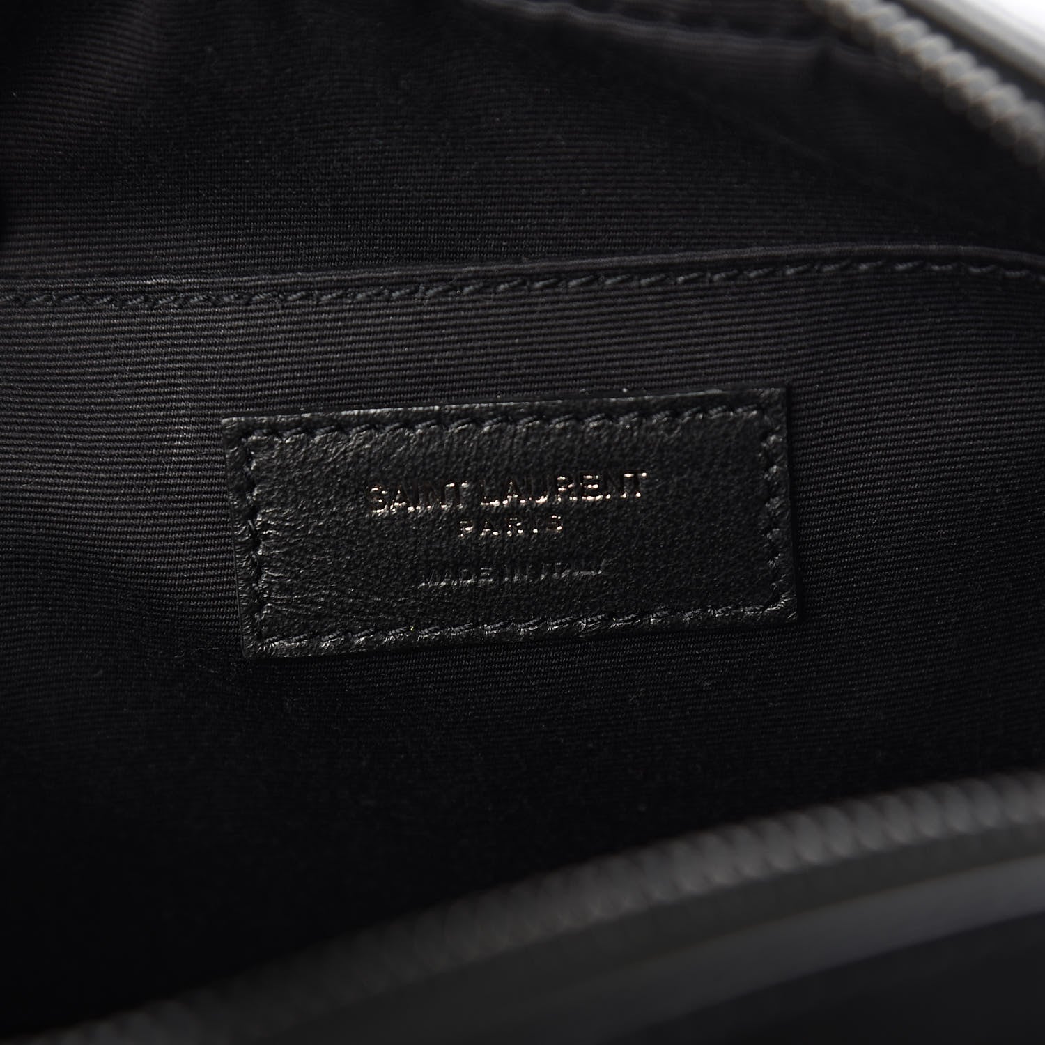Saint Laurent Calfskin Matelasse Monogram Lou Camera Bag Black 6 of 10