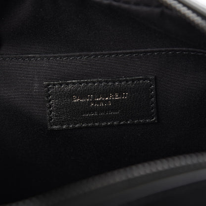 Saint Laurent Calfskin Matelasse Monogram Lou Camera Bag Black 6 of 10