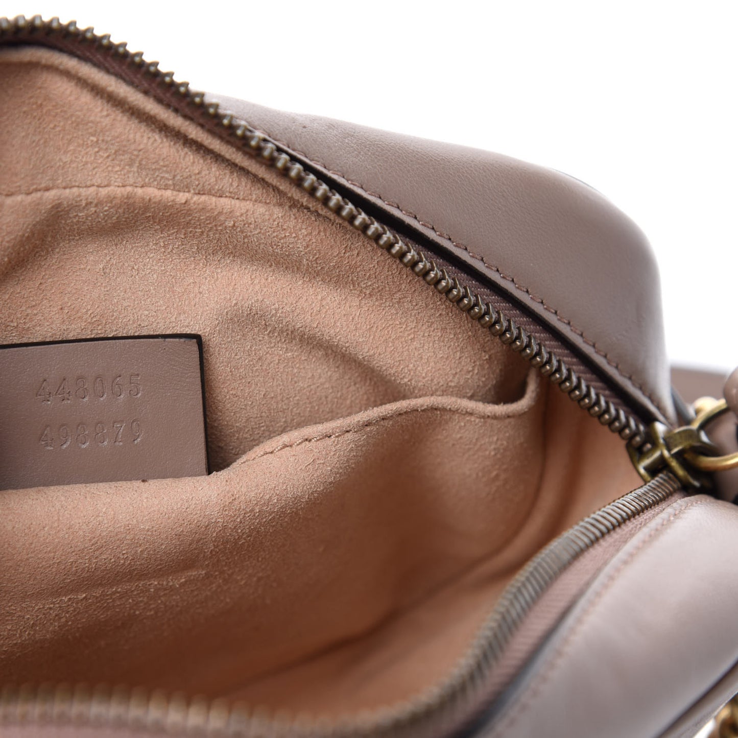 Calfskin Matelasse Mini GG Marmont Chain Shoulder Bag Porcelain Rose