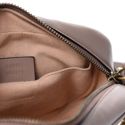 Gucci Calfskin Matelasse Mini GG Marmont Chain Shoulder Bag Porcelain Rose 9 of 10