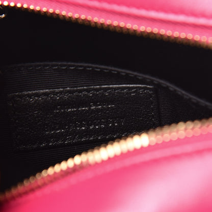 Saint Laurent Calfskin Matelasse Monogram Lou Camera Bag Bright Pink 9 of 11