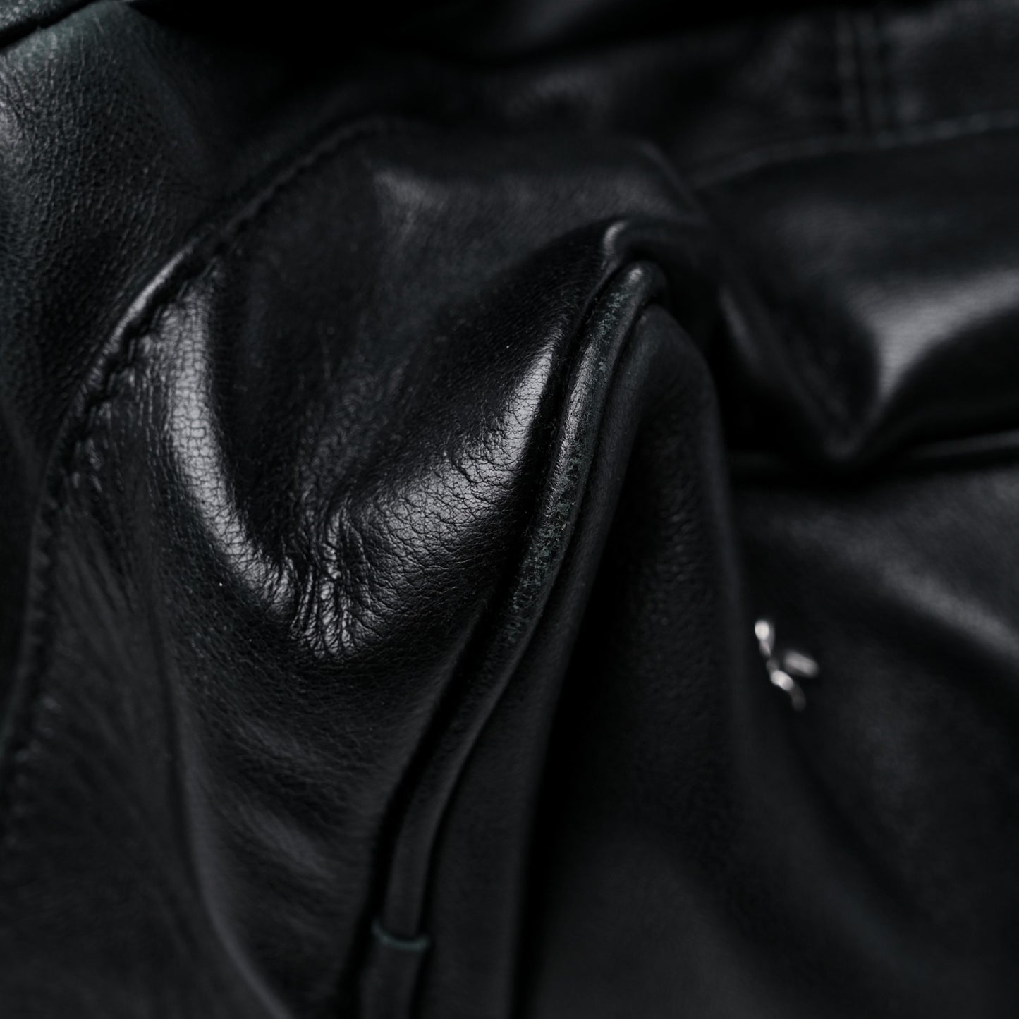 Lambskin Marti Backpack Bag Washed Black Rhodium Hardware
